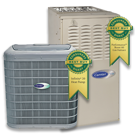 carrier heating and cooling equipment