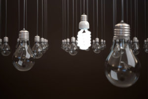 image of energy saving light bulb