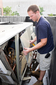 image of AC tune-up that takes place in South Brunswick Trenton NJ