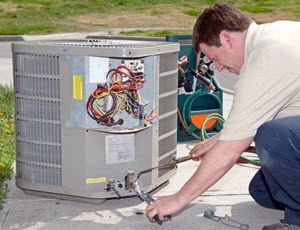 image of central ac tune-up in Levittown NJ