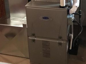 Pricneton NJ gas furnace installation after picture