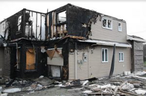 Hamilton NJ Home After A Natural Gas Leak Explosion
