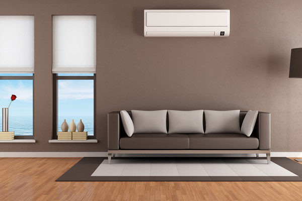 image of a ductless indoor air handler for a ductless multi-zone setup