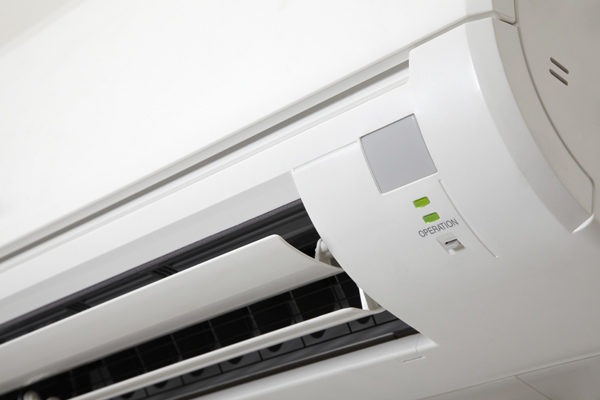 image of an indoor air handler and condensate pump