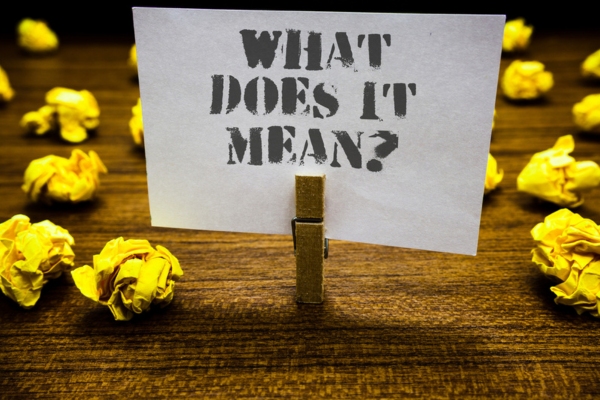 What does it mean written on a small paper clipped on a wooden clip depicting furnace maintenance
