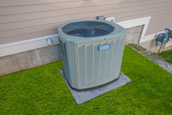 image of an outdoor air conditioning unit