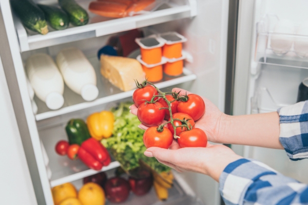 veggies staying fresh inside the fridge despite power outage
