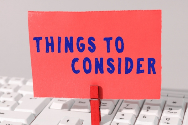 things to consider note on a mini clip depicting whole house generator