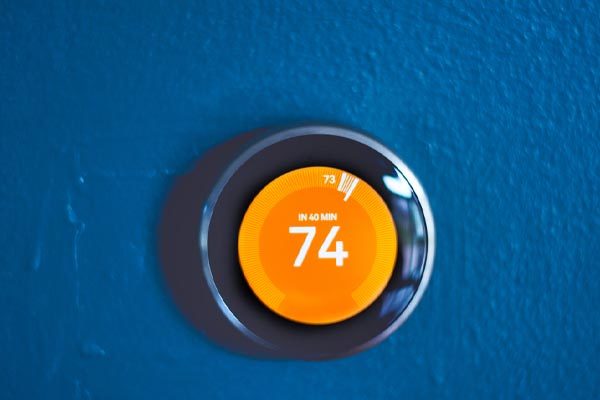 image of a wi-fi thermostat for fuel oil heating system