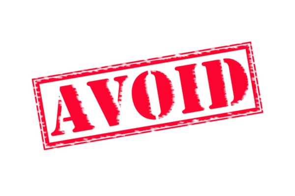 avoid red stamp depicting Major AC Failures