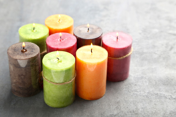 image of candles depicting heating alternatives