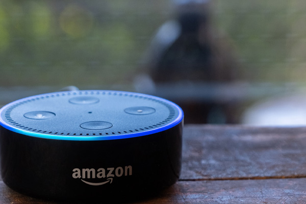 amazon echo depicting connect smart oil tank gauge to alexa