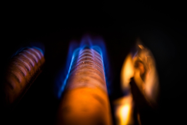image of a furnace flame