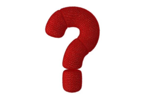 question mark made of wool knit depicting Why Did My Furnace Stop Working FAQs