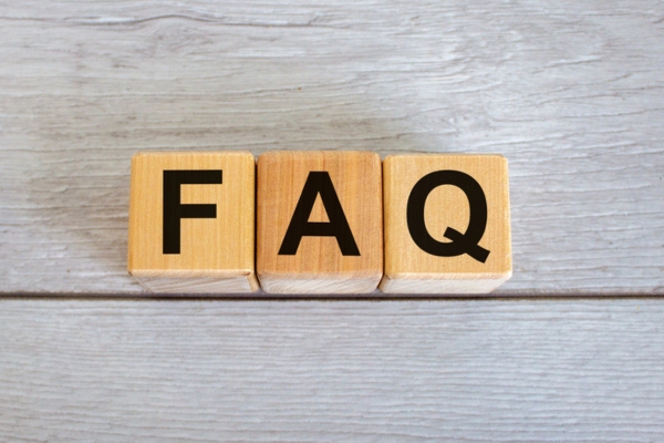 FAQ spelled using wooden letter cubes depicting Heating Oil Tank Winter Preparation