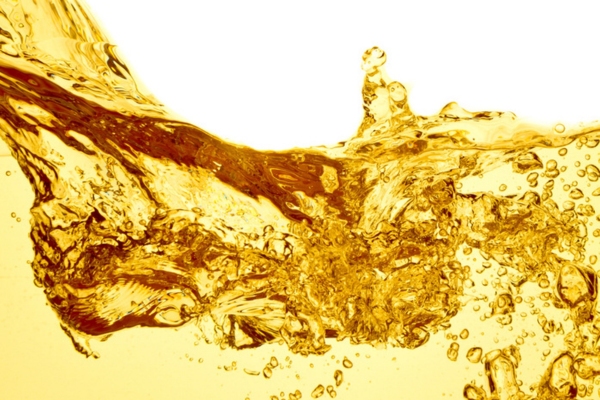 gold liquid depicting heating fuel