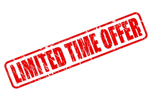 Limited Time Offer red stamp