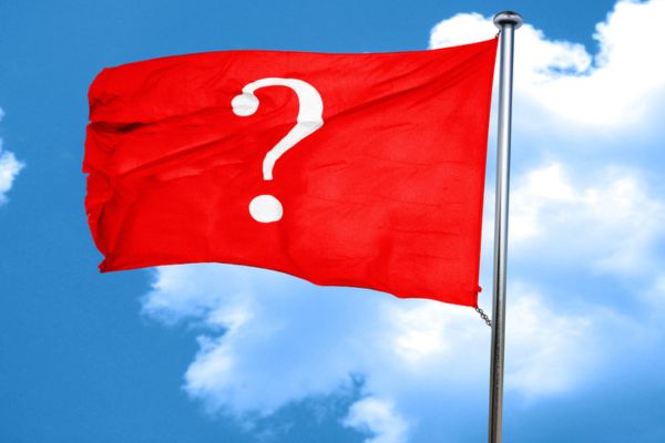 question mark on red flag depicting Questions About HVAC Blower Motors