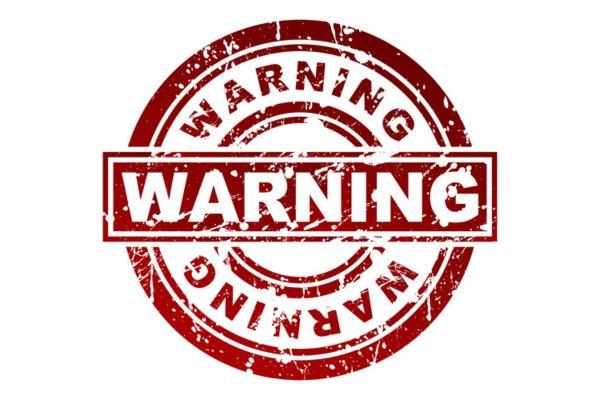 warning red stamp depicting HVAC Blower Motor Failing